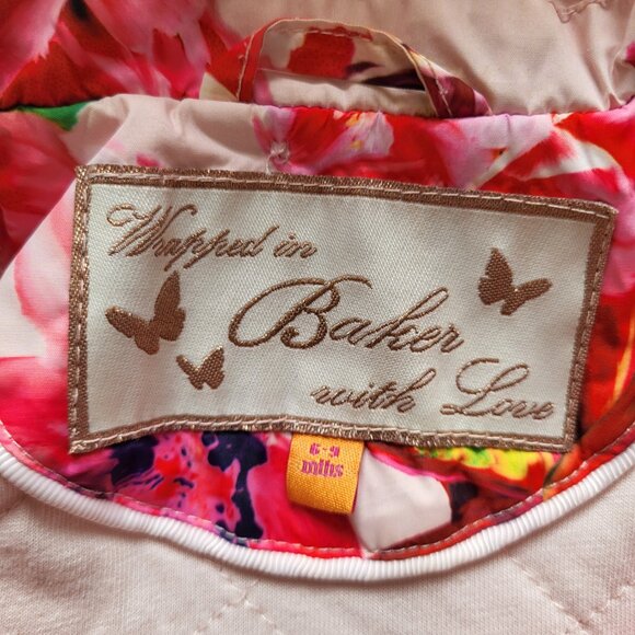 Ted Baker Baby Girls Floral Hooded Jacket - 6-9 months - Picture 2 of 2